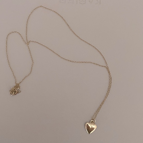 Gold plated heart necklace - Picture 2 of 3